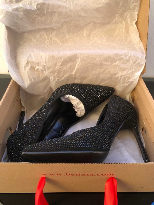 Официални дамски черни обувки