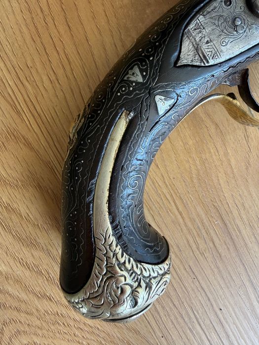 Автентичен Османски кремъчен пищов, хайдушки.