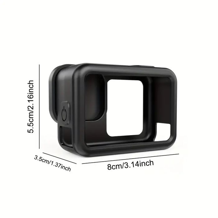 Калъф GARV за GoPro Hero 13 Black, Силикон, Черен