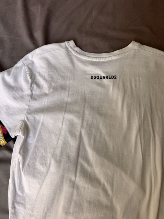 Бяла тениска Dsquared