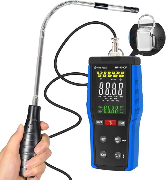 Anemometru Hot Wire Profesional - Telescopic - HVAC - USB-C
