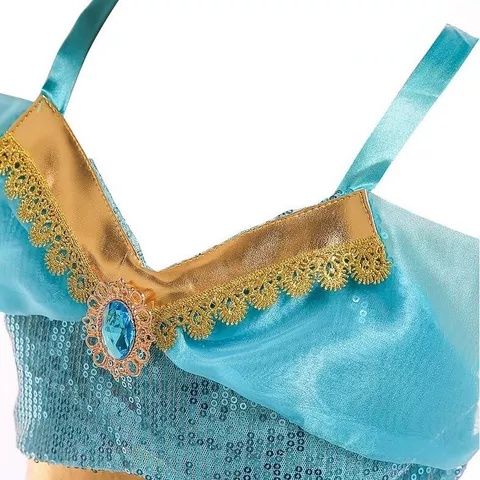 Костюми на Принцеса Жасмин от Аладин с лента за коса и  и ак