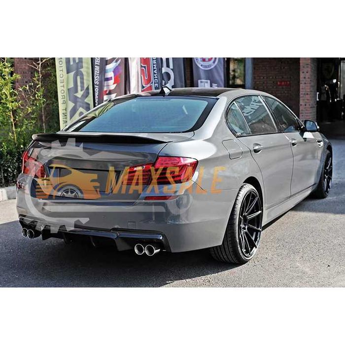 F10 Спойлер PSM style на BMW 5 серия Ф10 черен гланц седан тунинг