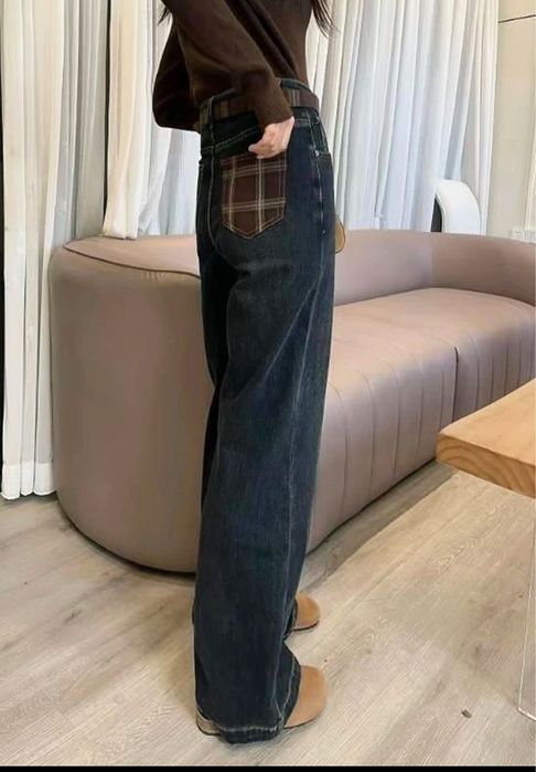 Джинсовый брюки