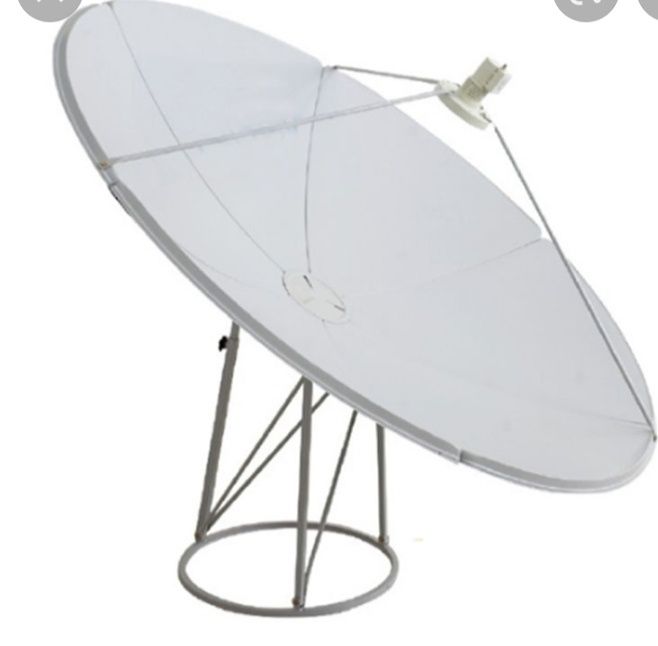 Спутниковая тарелка с головкой
