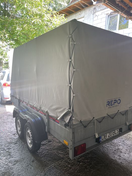 Remorca doua axe 750kg