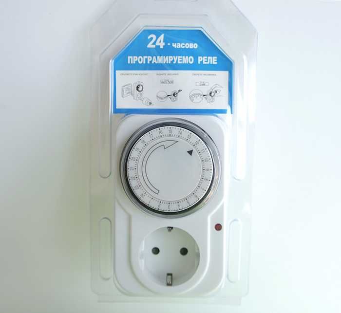 Мрежови механичен таймер, реле за време, дневен, 220V, 16A, 3500W