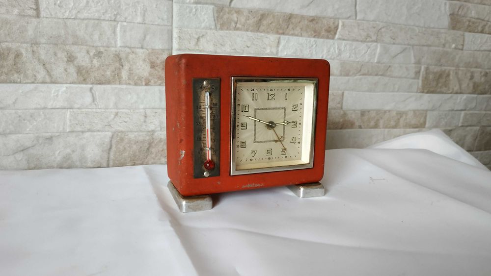 Стар немски часовник / будилник - касичка - MERZ-WERKE -1930 година