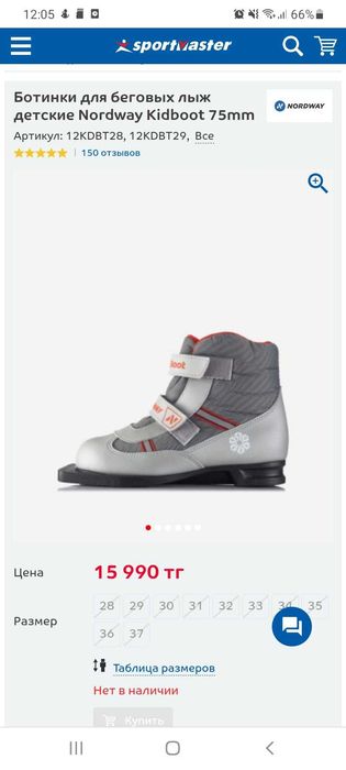 Лыжные ботинки зимние