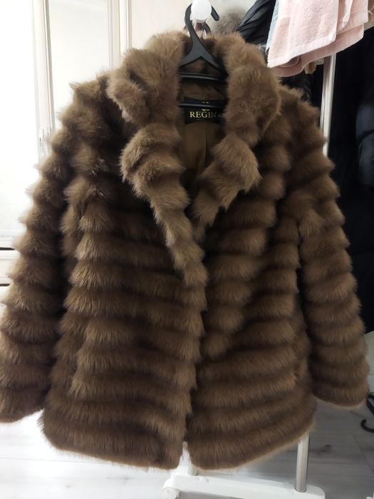 Эко Шуба коричневая