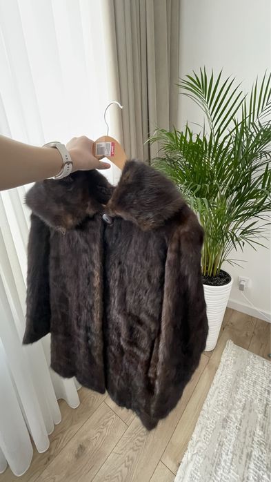 Цельная норковая шуба