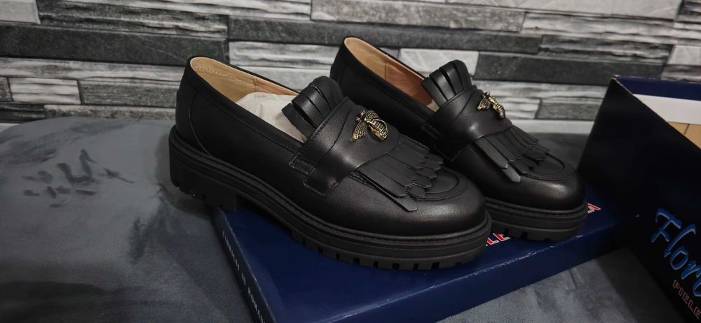 Mocasini nr 37 piele naturala