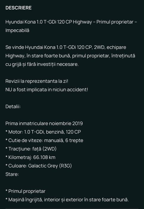 Hyundai Kona 2019