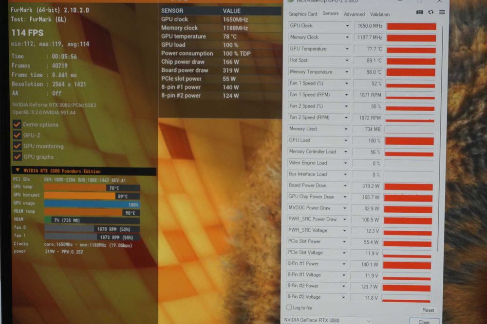 RTX 3080 10GB Founders Edition FE видеокарта / вкл ДДС