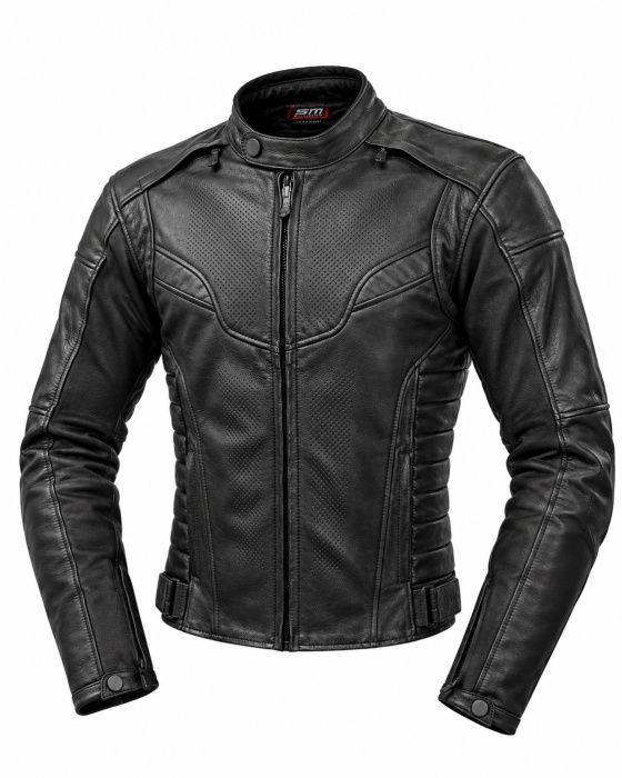Geaca moto piele naturala SM Racewear Hiflow mărimea M, L, XL Nouă!