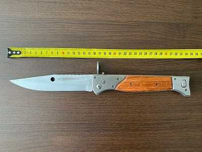 Ловен нож, сгъваем. Нов , произведен в СССР и медна камбана за врата.