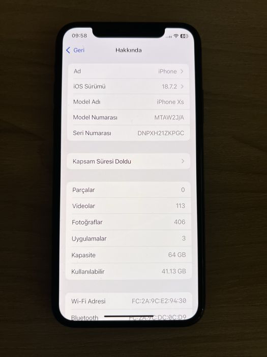 IPhone XS Max - 64 gb