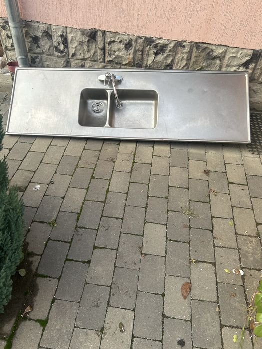 Chiuveta inox 2m