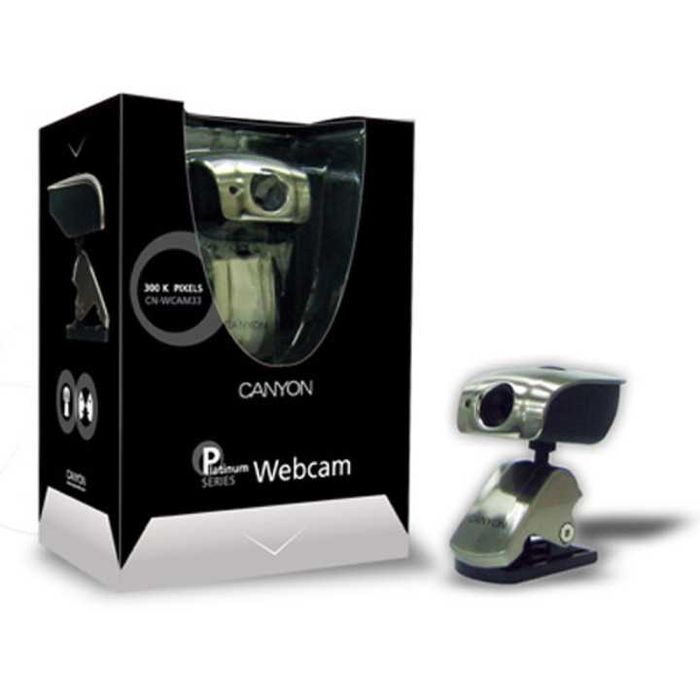 Уебкамера Canyon CN-WCAM33, USB Platinum Series