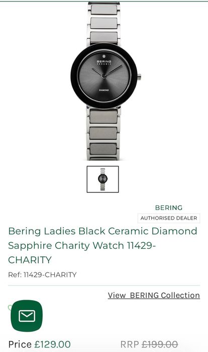 Bering Diamond чисто нов дамски часовник
