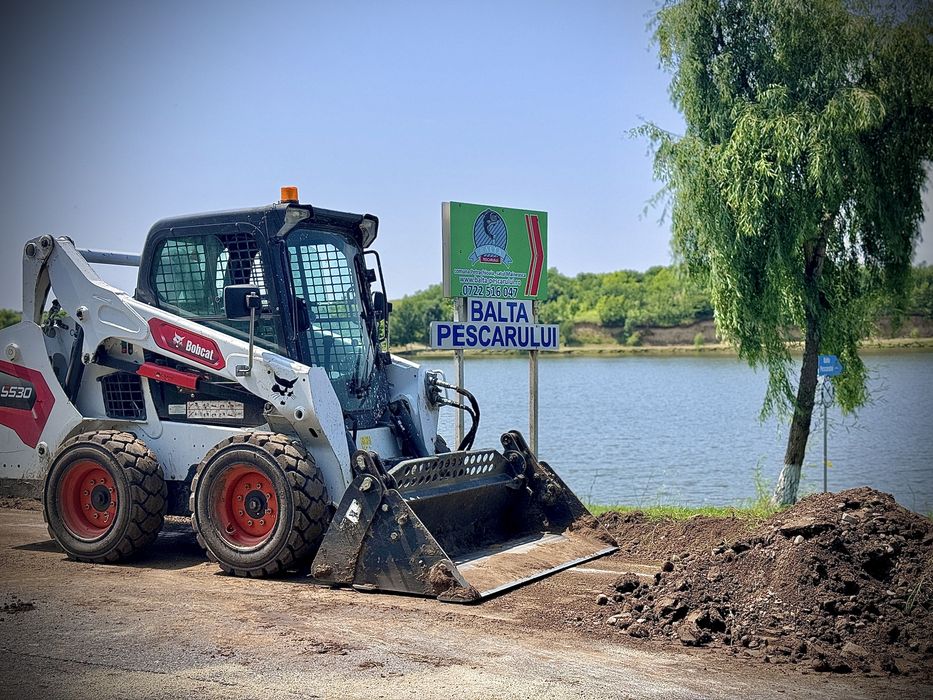 Inchirierez miniexcavator si bobcat