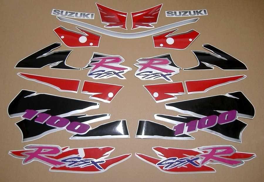 Стикери Сузуки 1100 GSXR 1992-1995г. Suzuki ГСXР лепенки графики 1100W