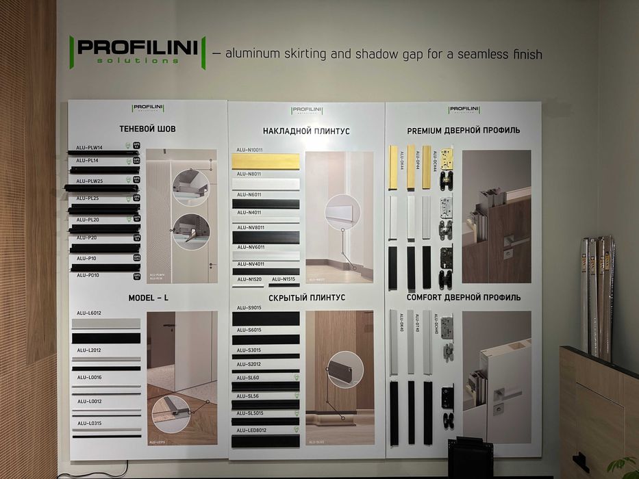 Алюминиевые профили PROFILINI