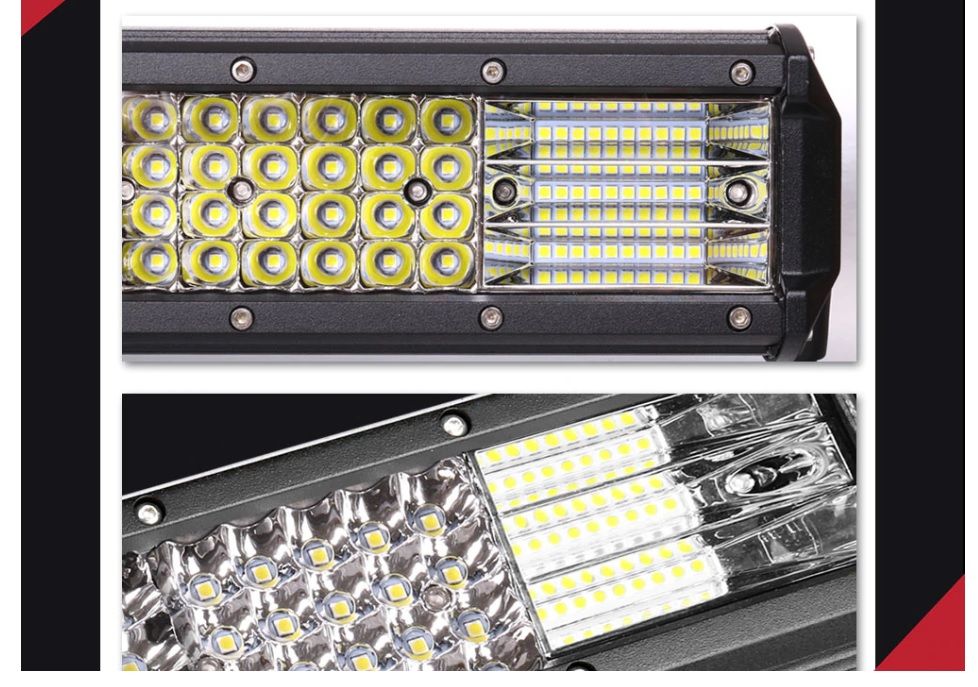 Led bar auto 12 D Quad Raw, Putere 510w, Spot + Flood  TRANSPORT 0