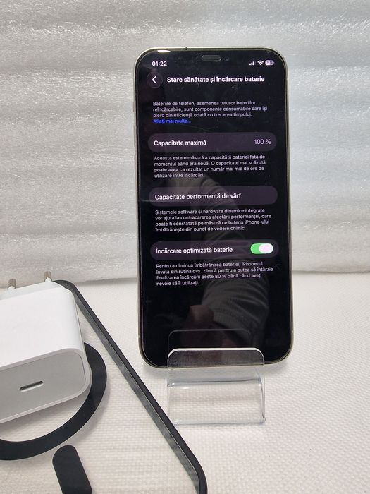 12 Pro Silver  condiții f bune iphone