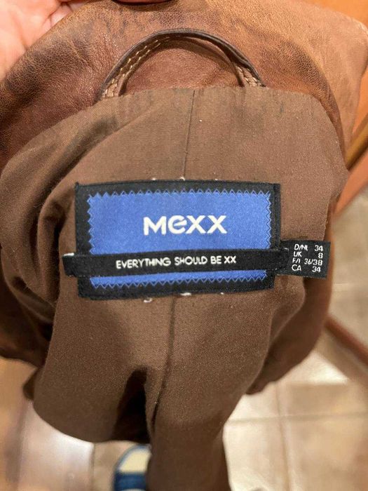 кожаная куртка MEXX