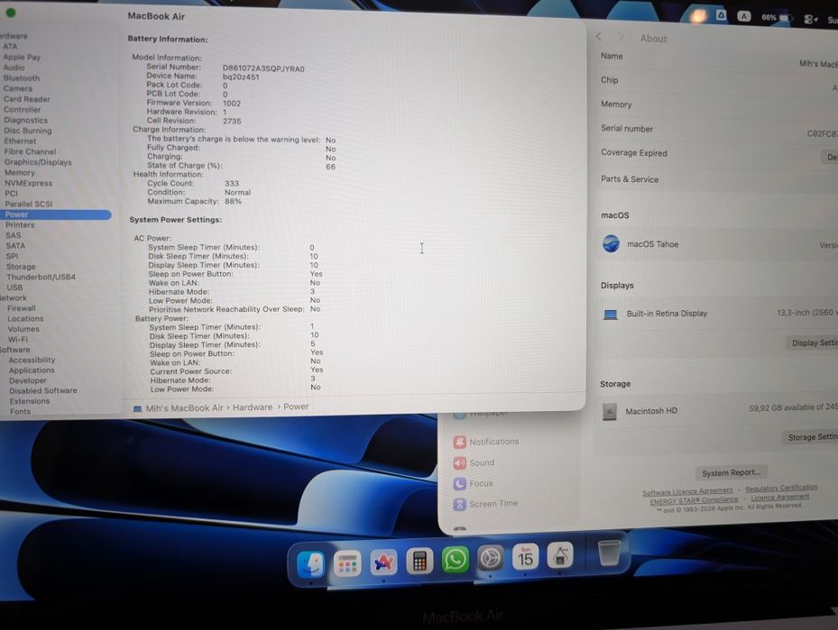 Macbook Air M1 impecabil