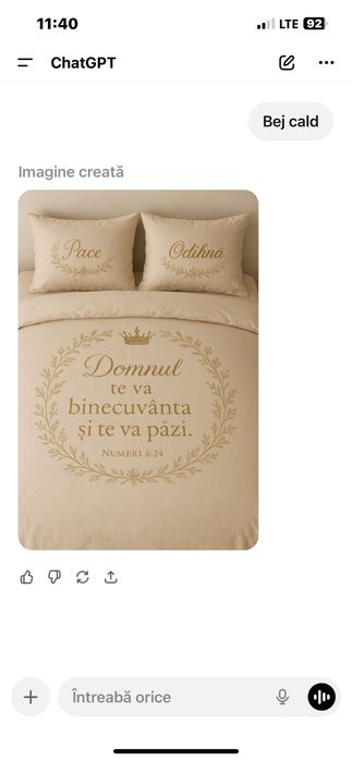Lenjerii de pat cu mesaje personalizate