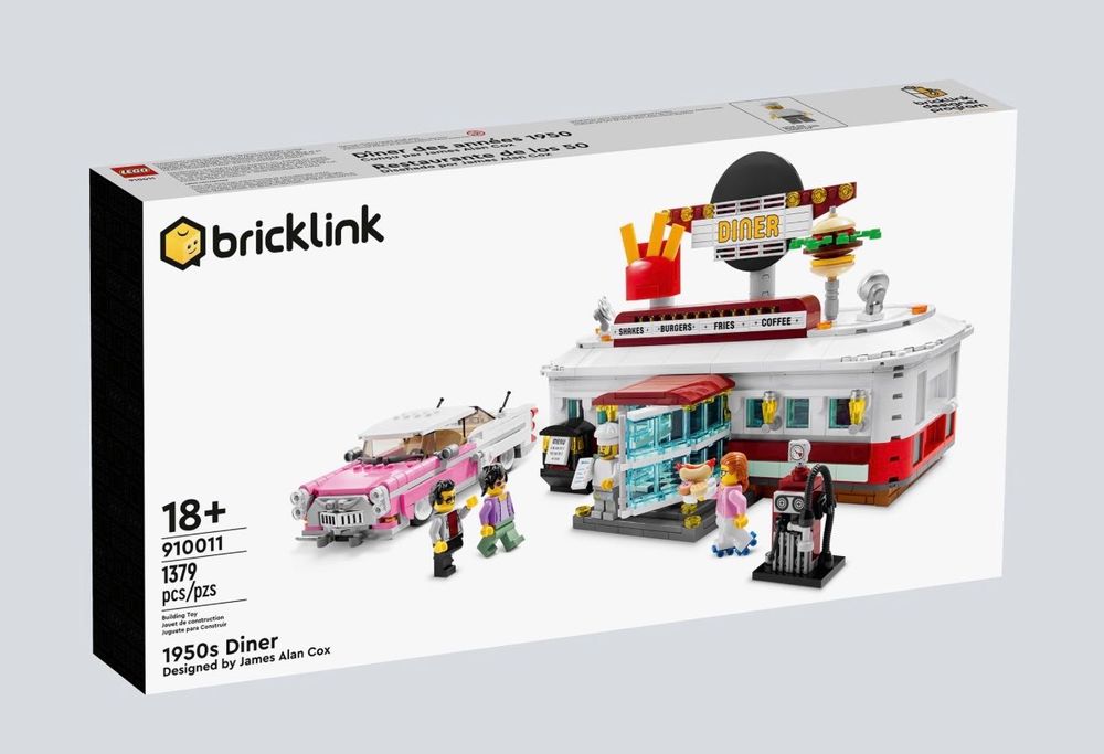 Lego 910011 1950's Diner закусвалня от 50-те