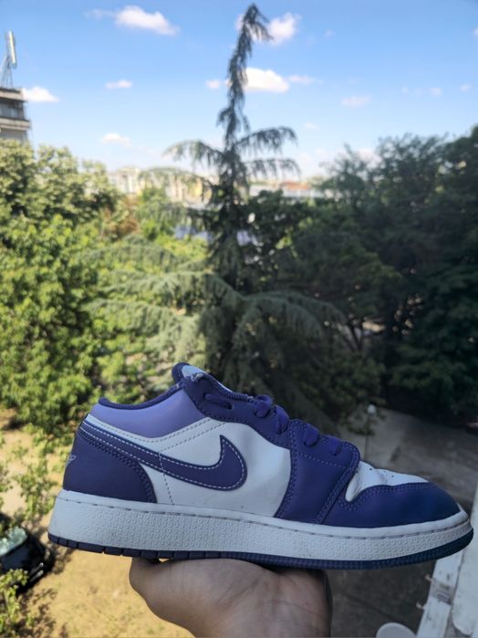 Nike Air Jordan 1 Low Sky J Purple женски/дамски лилави обувки