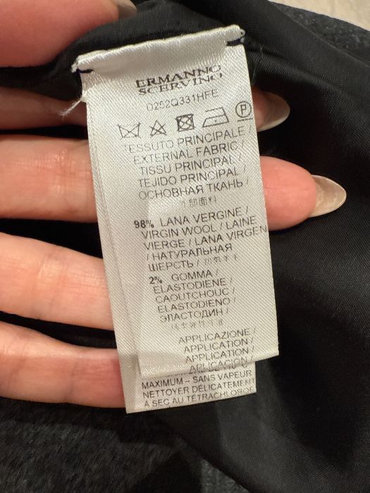 Вълнена рокля Ermanno Scervino