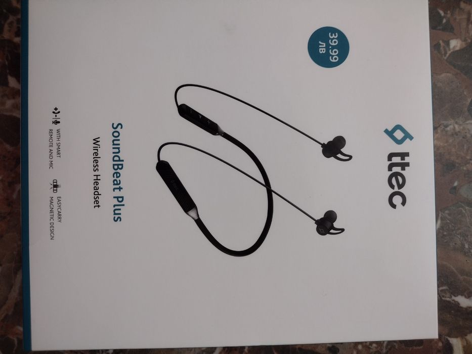 Безжични слушалки Ttec Soundbeat Plus Black