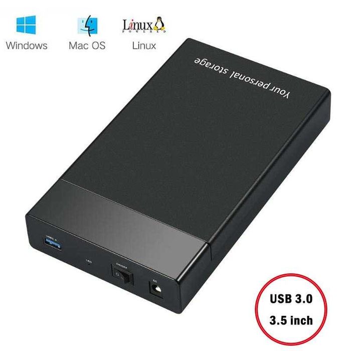 Rack extern Hard Disk carcasa HDD de 3.5 inch SATA 3 la USB 3.0