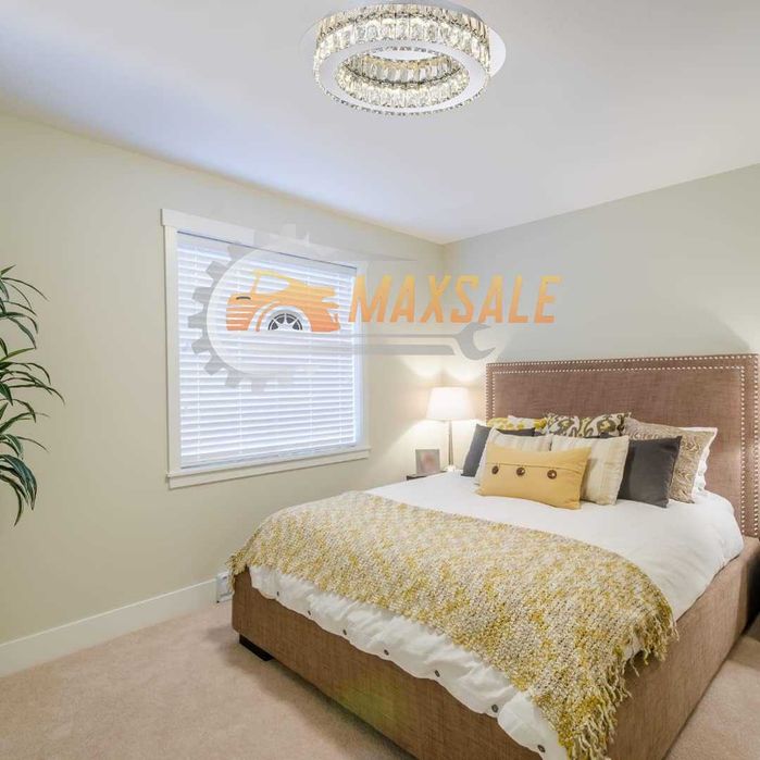 Абажур полилией 22W LED лампа плафониера таван дистанционно управление