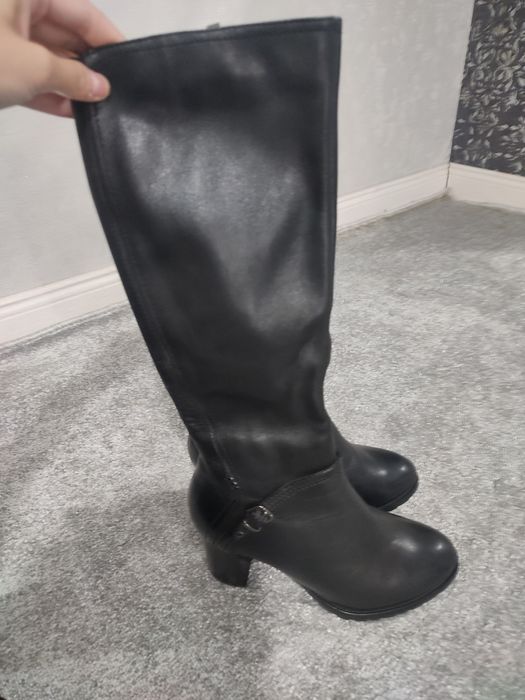 Длинные сапожки женские