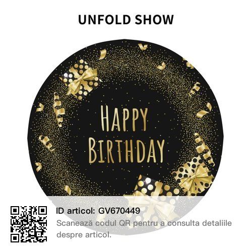 Față de masă Happy Birthday