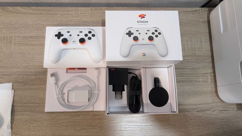 Google Stadia Premiere Edition Chromecast Ultra 4K Controller Bluetoot