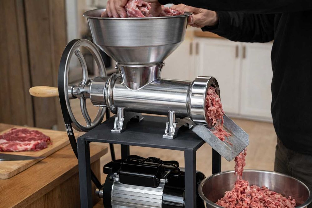 Masina tocat carne electrica profesionala cu motor puternic