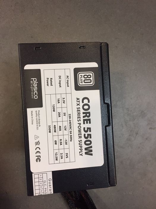 ATX захранване 550W 80Plus