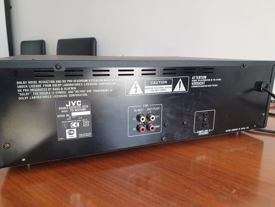Player casete Deck dublu JVC TD-W5TH Dolby xh pro