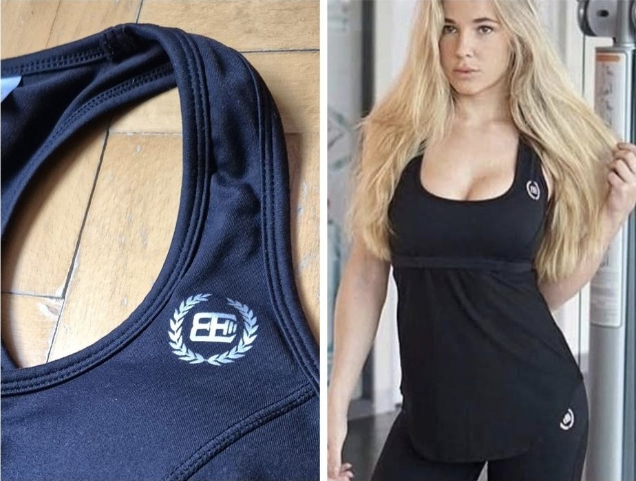 Top sport premium Body Engineers cu sutien încorporat, Femei - S