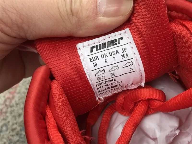 Balenciaga Runner Red Coral/Red