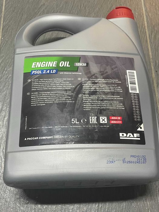 Двигателно масло DAF PSQL 2.4 LD 10W-30 - 5л