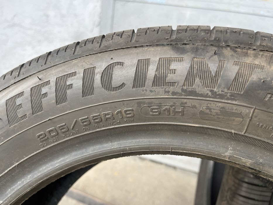2 бр. летни гуми 205/55/16 GoodYear 7+ mm DOT 1617