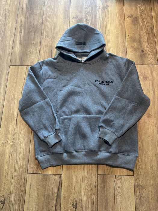 Fear of God "Essentials" Dark Grey Hoodie