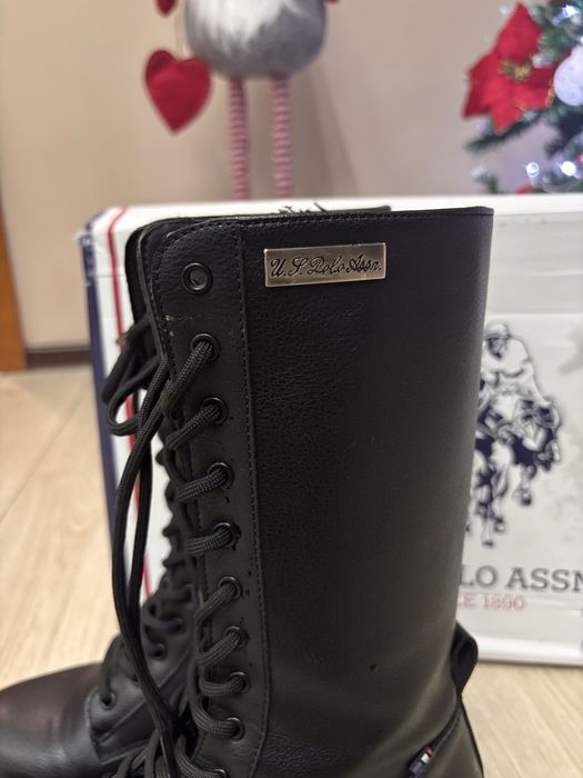 Кожени ботуши/боти U.S. Polo ASSN